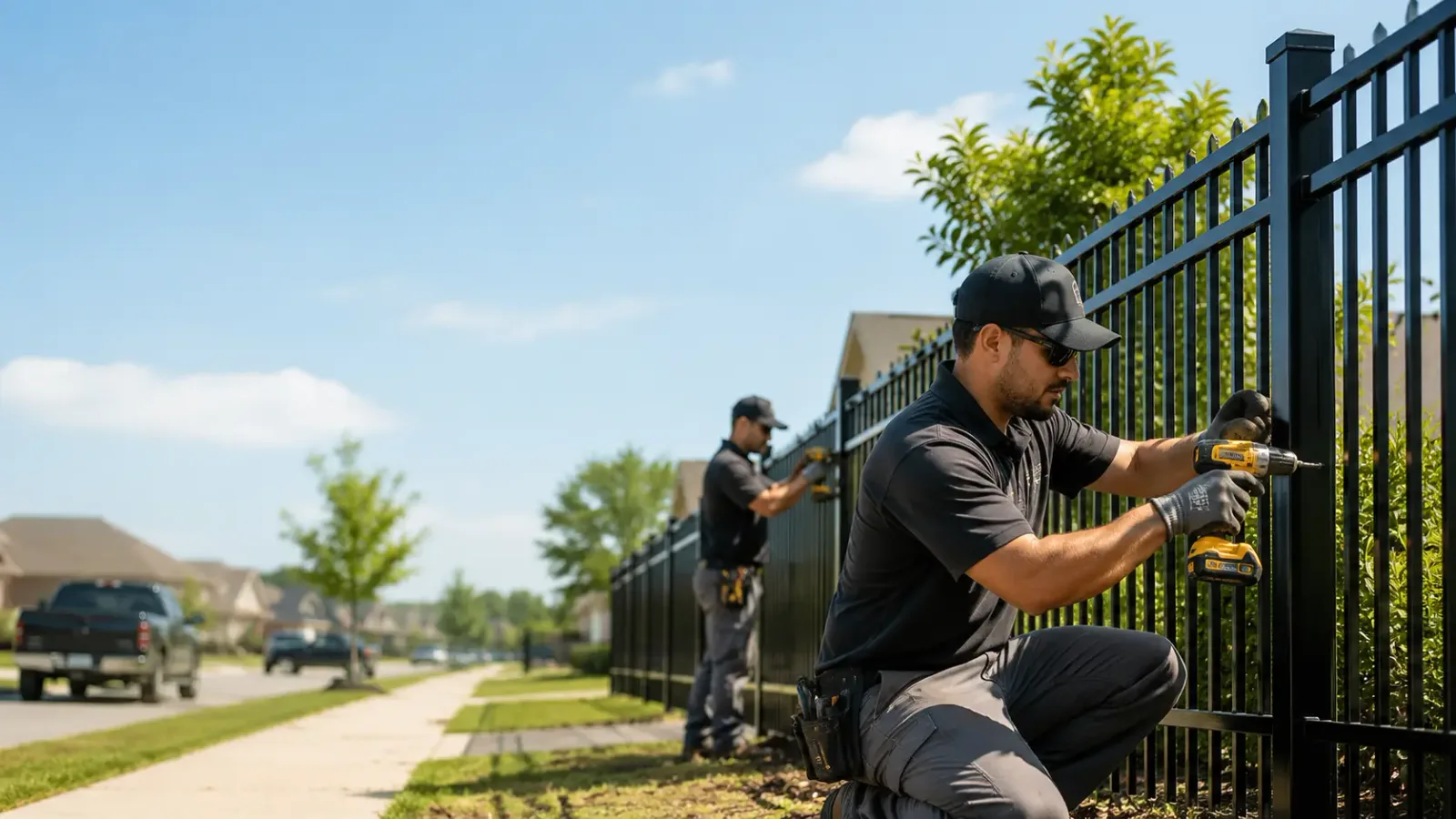 Metal Fence Installation in Brogue, PA